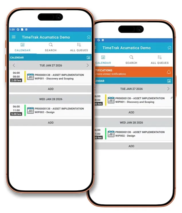 timetrak mobile focus technology