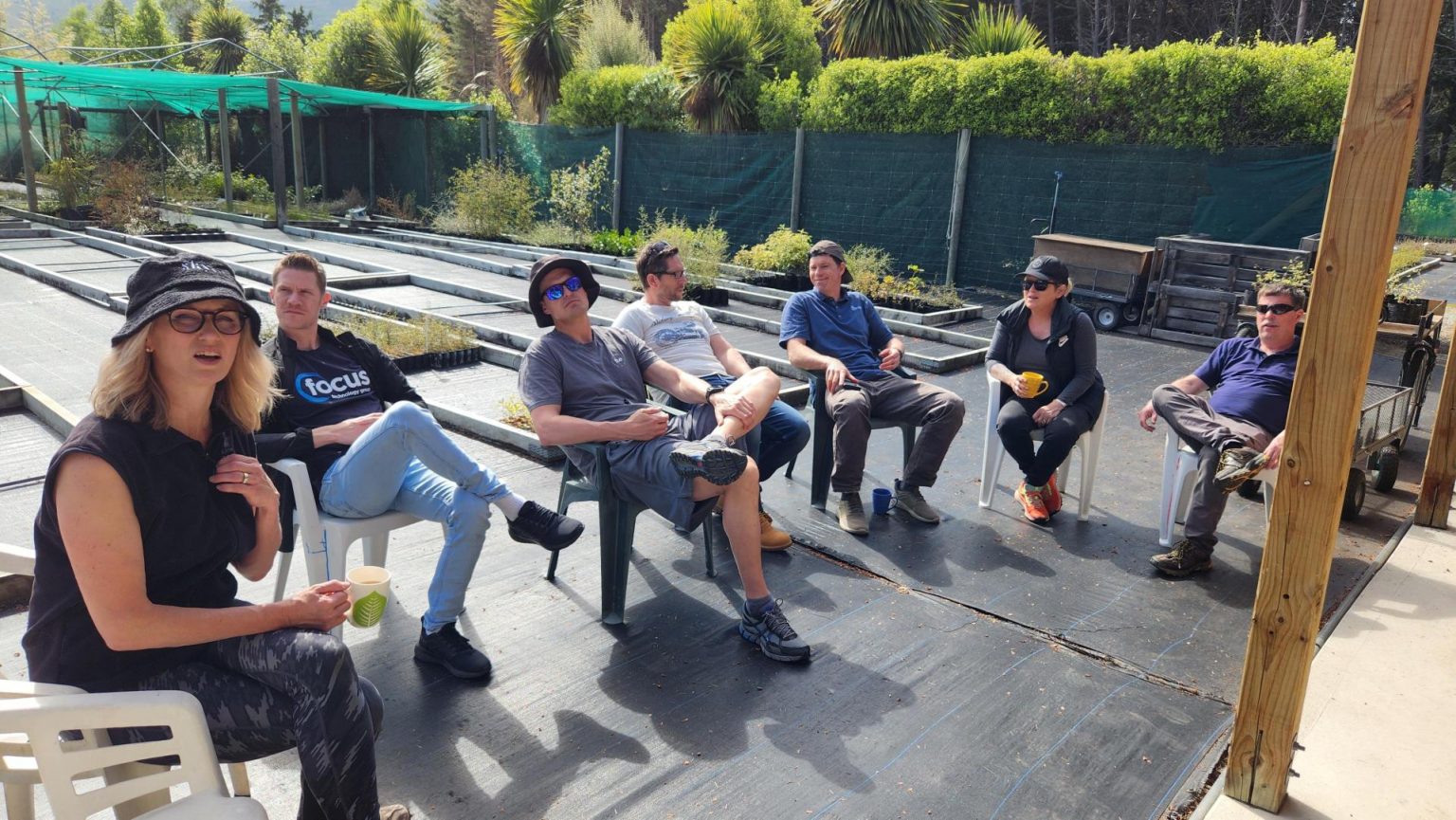 Queenstown Team on a mission to plant trees at the Jean Malpas